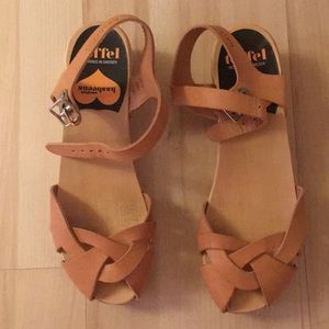 Swedish Hasbeens Tutti Frutti debutant sandals 35